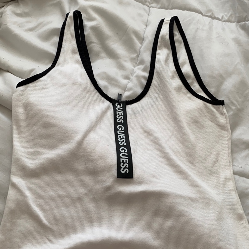 NWOT Guess Front Zipper Bodysuit